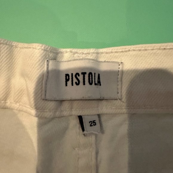 Pistola White Jean Shorts - Picture 2 of 3